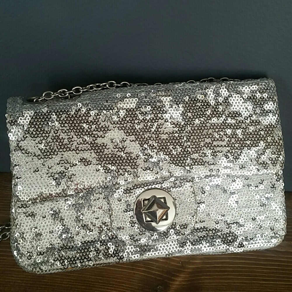APT 9 Silver sequins  crossbody